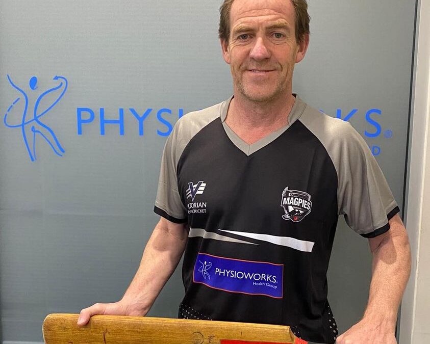 Physioworks David Francis presents to the CMCC Cricket Academy.