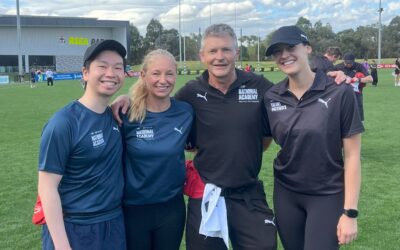 Physioworks Madison Klooster AFLW Academy team physiotherapist.