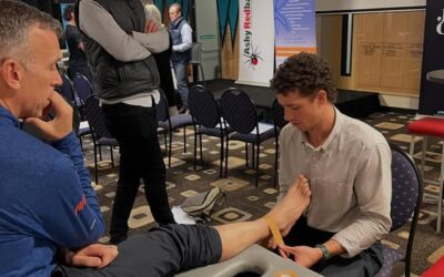 In our Community: Physioworks educating club volunteers.